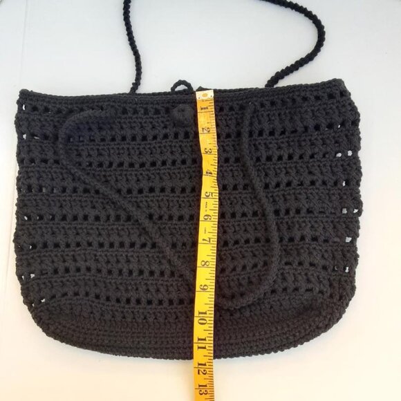 Handmade 100% Cotton Crochet Tote Bag New - Picture 7 of 10